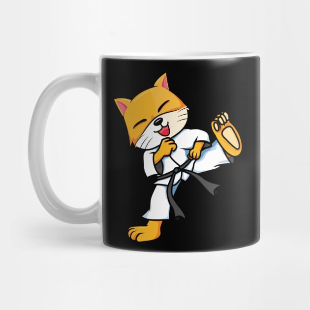 Cute Karate Fighting Fox/Wolf Animal by Normo Apparel